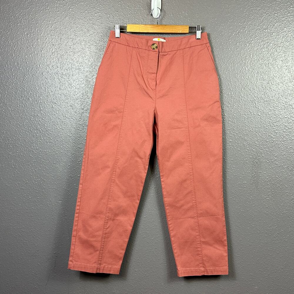 Boden Rothes Seam Detail cropped Trousers pants Sz 6P Petite